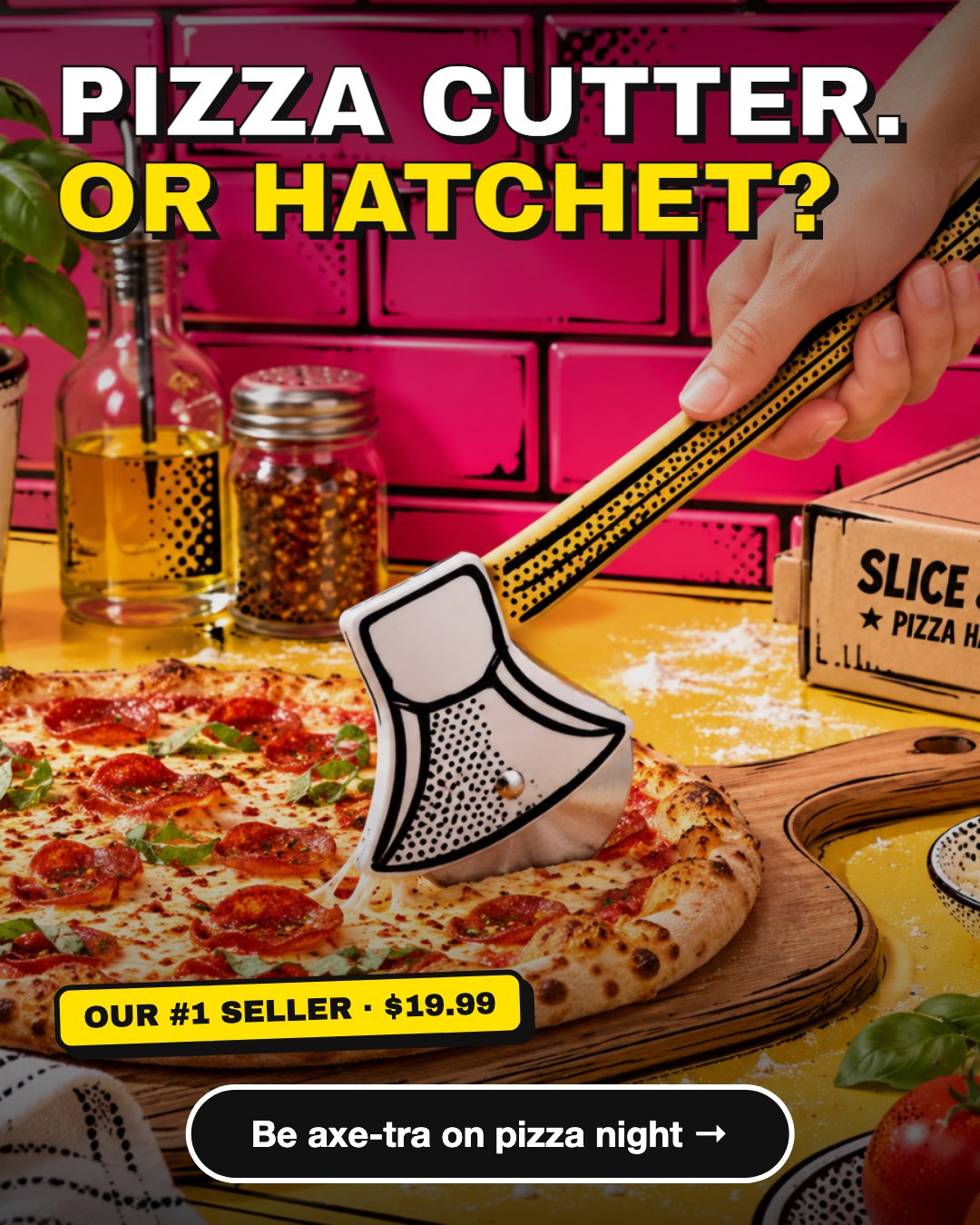 Pizza cutter or hatchet?