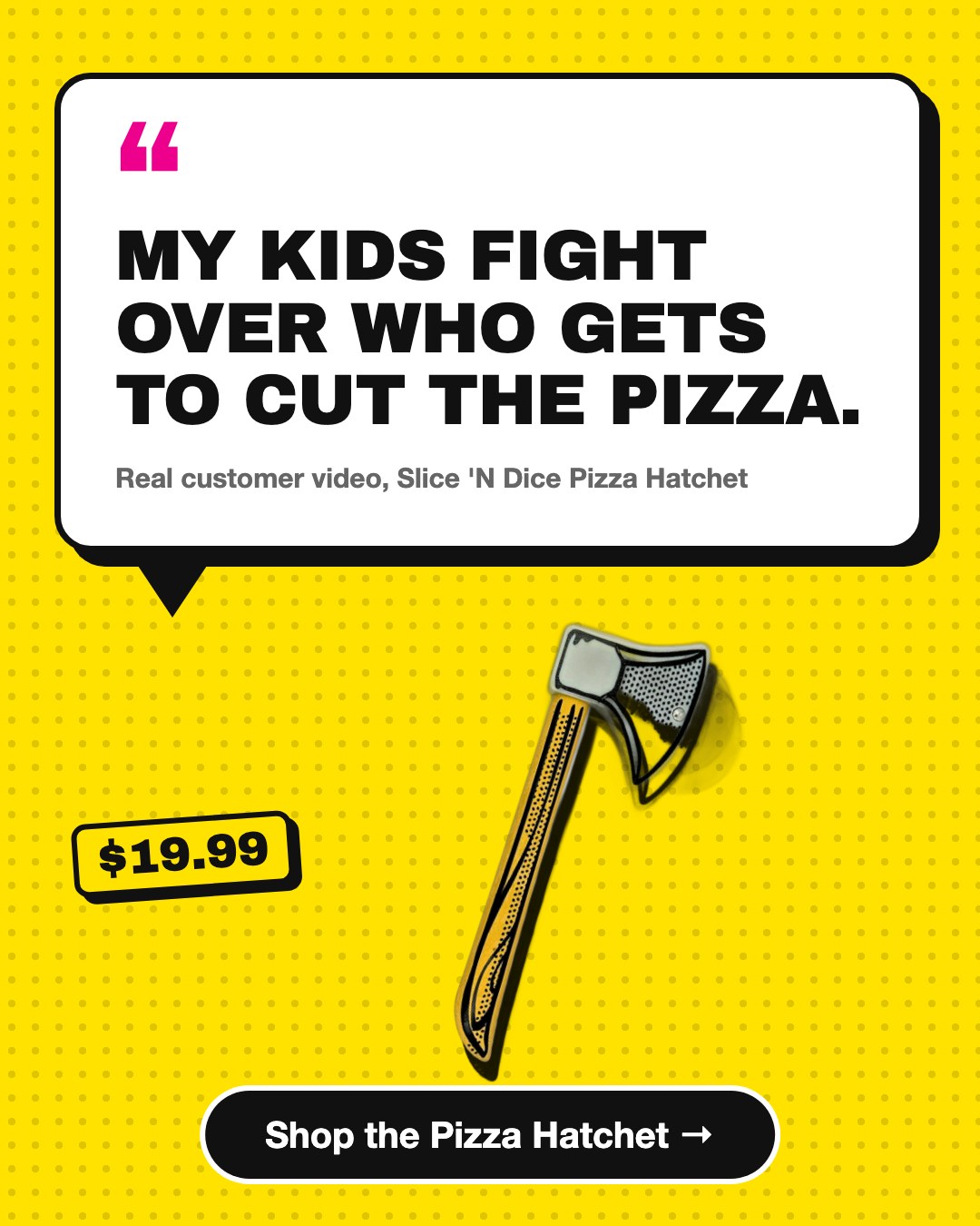 Real customer quote.